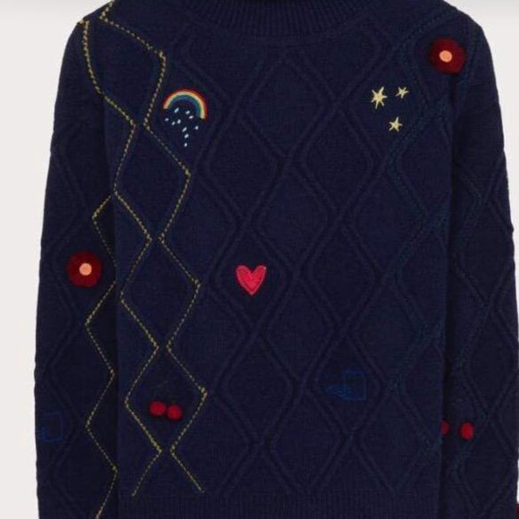 Paul Smith 'Doodle' Roll Neck Sweater - Picture 1 of 9